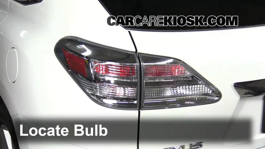 2010 Lexus RX350 3.5L V6 Lights Turn Signal - Rear (replace bulb)